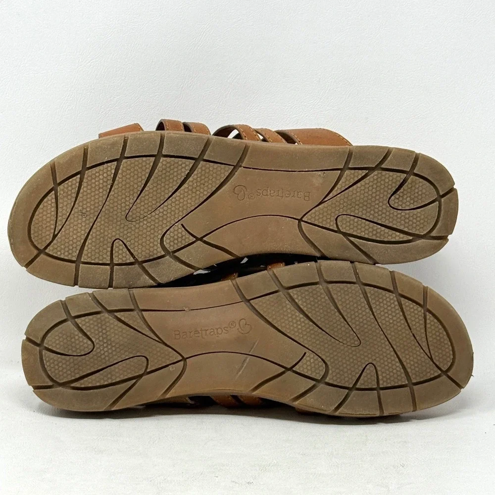 Baretraps Crawley Brown Slide Sandal Women 11 M Hipster Boho Indie Casual Hippie